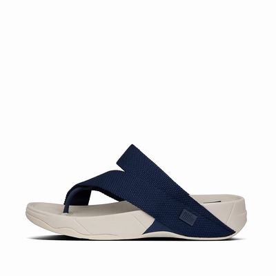 Fitflop Sling Weave Toe-Post - Sandalen Herren - Navy (QXL804657)